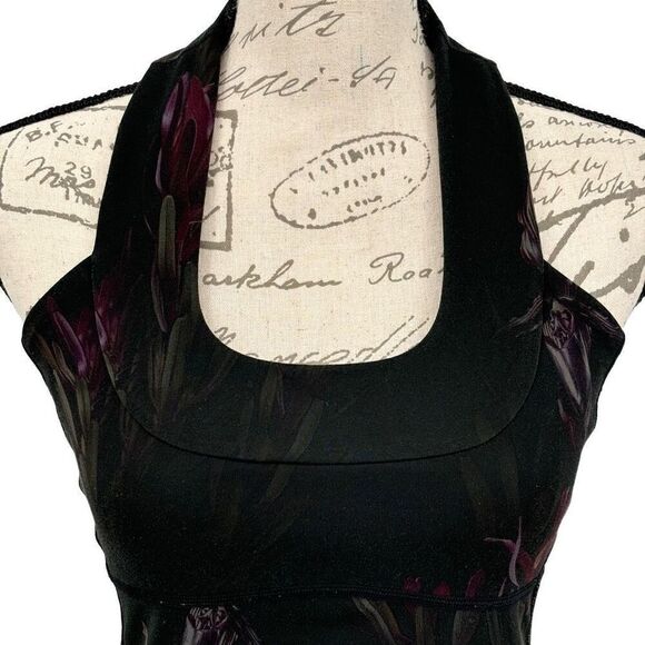 Lululemon Scoop Neck Tank Midnight Iris Multi / Black See Measurements - Picture 11 of 11